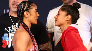 Amanda Serrano vs. Erika Cruz • FULL WEIGH IN & FACE OFF | DAZN & Matchroom Boxing