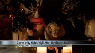 Whitewater community holds vigil for newborn found dead