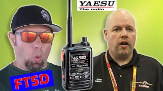 Yaesu FT5DR System Fusion Handheld Ham Radio with John Kruk