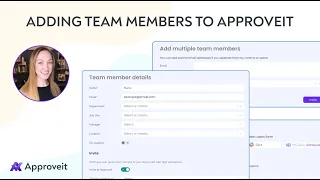 Adding Team Members to Approveit