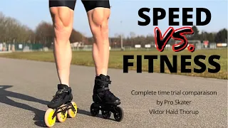 Speed skates VS Fitness skates - How much faster can you go with pro skates?