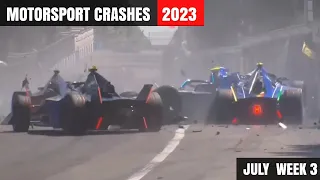 Motorsport Crashes 2023 July Week 3