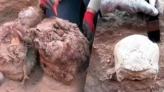 Possible Child Cemetery Found While Digging for Pipe in Peru