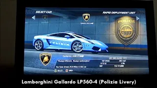 NFS Hot Pursuit 2010 Gameplay - Cars Not Avaliable in the Remaster