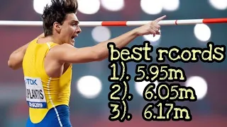 Armand Duplantis set new world record(6.17m) and world athletics awards man in 2020