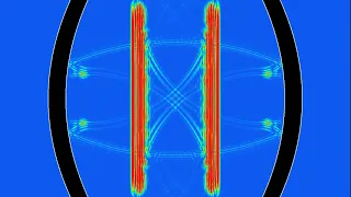 A parabolic resonating cavity