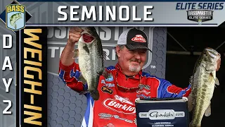 Weigh-in: Day 2 at Lake Seminole (2023 Bassmaster Elite Series)