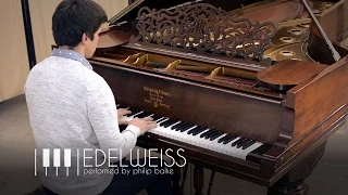 Edelweiss Piano Cover | 1884 Steinway Model D Victorian Rosewood Grand Piano