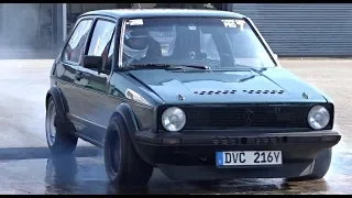 1.8T 20V VW Mk1 Golf - 300bhp - 1/4 Mile 13.0 @ 101mph