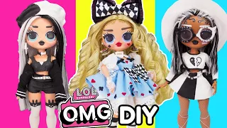 LOL Surprise OMG Doll DIY Compilation How To Make OMG Curious QT, Yin BB, Yang QT Doll Hacks