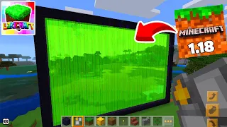 I Made A Portal To The Minecraft PE 1.18 Dimension In LokiCraft
