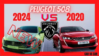 NEW Peugeot 508 1.2 2024 VS Peugeot 508 1.2 2020 Video & Specs Comparison