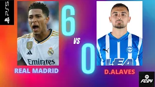 FC24 | Real Madrid Vs D.Alaves | Rodrygo scored | Laliga #ps5 #skills #epl #realmadrid #goals #sport