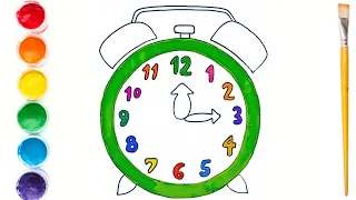 30. April 2024how to draw an o'clock? Painting ,drawing, easy drawing for kids