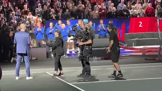 Laver Cup 2022 Roger’s Farewell (footage starting from Fedal matchpoint 9-8 until Roger exits arena)