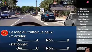 Code de la route 👍 2024🕗 @Code de la route 🇫🇷 Sérié #4 Q 01 à 40 Panneaux de signalisation