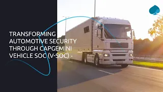 Transforming Automotive Security through Capgemini Vehicle SOC (V-SOC)