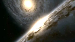 Colliding Galaxies - Visiting the Birth of a Super Galaxy in Space Engine