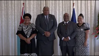 Fijian President receives farewell call by Ambassador of the Republic of Marshall Islands to Fiji