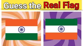 Guess the correct Flag ||  Real or Fake || Flag quiz challenge @Guessthepuzzle-xp5hi
