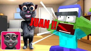 Monster School : TALKING JUAN CHALLENGE -  Minecraft Animation