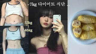 -7kg 다이어트 식단 모음 .. 여름이 얼마 안 남았다💦