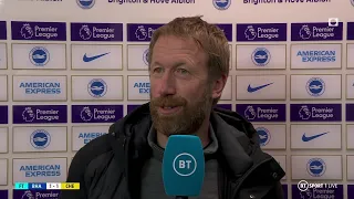 “The boys gave everything.” ❤️ Graham Potter praises Brighton's spirit in draw to Chelsea