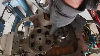 3406 Front Geartrain Camshaft and Cam Followers Install