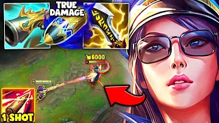 SNIPER CAITLYN IS MORE BROKEN THAN EVER BEFORE! (ONE SHOT WITH A SINGLE AUTO)
