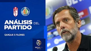 Rueda de prensa de Quique tras el Granada vs Getafe