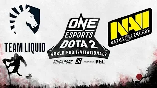 [RU] Team Liquid vs Natus Vincere BO2 - ONE Esports Dota 2 World Pro Invitational @4liver_r