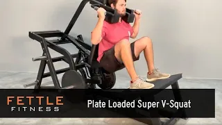 23455 -- Fettle Fitness Plate Loaded Super V-Squat