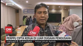 Apindo Tidak Dilibatkan Bahas Perppu Cipta Kerja