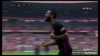 Arda Turan'dan Sporting'e şık kafa golü. (24.09.2016)