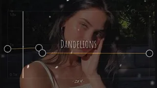 Ruth B - Dandelions (slowed edit audio capcut)