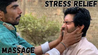 Asmr Stress Relief Body Massage | Head, Back, Leg Massage by Pakistani Street Massager | #asmr