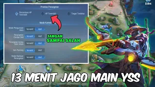 Settingan Kontrol Yi Sun Shin Biar Bisa Maju Mundur | Jangan Sampai Salah Aktifin 😼 - Mobile Legends