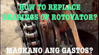 How to Replace Bearings and Oil Seals of the Rotovator / Rotary Tiller Kubota