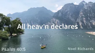 All heaven declares #lyricvideo