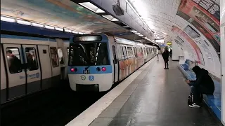 Métro de Paris (lignes 7 et 9) | MF77 IDFM et MF01 Stif | Chaussée d'Antin - La Fayette