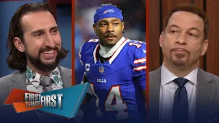 Bills trade Stefon Diggs to Texans, Nick drops banner, BUF contenders? | NFL | FIRST THINGS FIRST