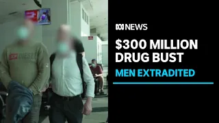 Two Sydney men arrested and extradited to Brisbane over $300 million MDMA drug bust | ABC News