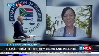 Discussion | Adv Thuli Madonsela speaks on Ramaphosa to testify on 28 and 19 April