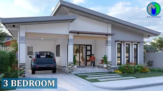 3 BEDROOM HOUSE DESIGN | 10x10 HOUSE DESIGN | 100 SQM