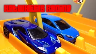 Hotwheels Ford GT vs Ford Focus RS Race Battle