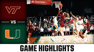 Virginia Tech vs. Miami Women's Basketball Highlights (2022-23)