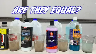 Seeing is Believing! Are all Rinseless Washes Made Equal at The Correct Dilution!