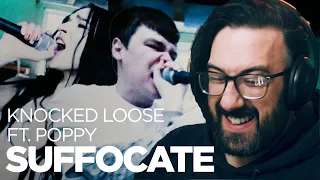 How does this work so well!? | Knocked Loose - Suffocate (Ft. Poppy) | Reaction / Review