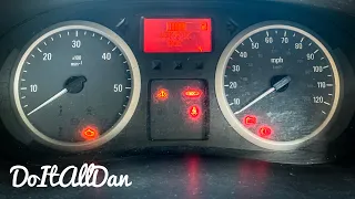 How to reset service light on a vauxhall vivaro