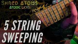 Atomic Licks #4 | 5 String Sweeping